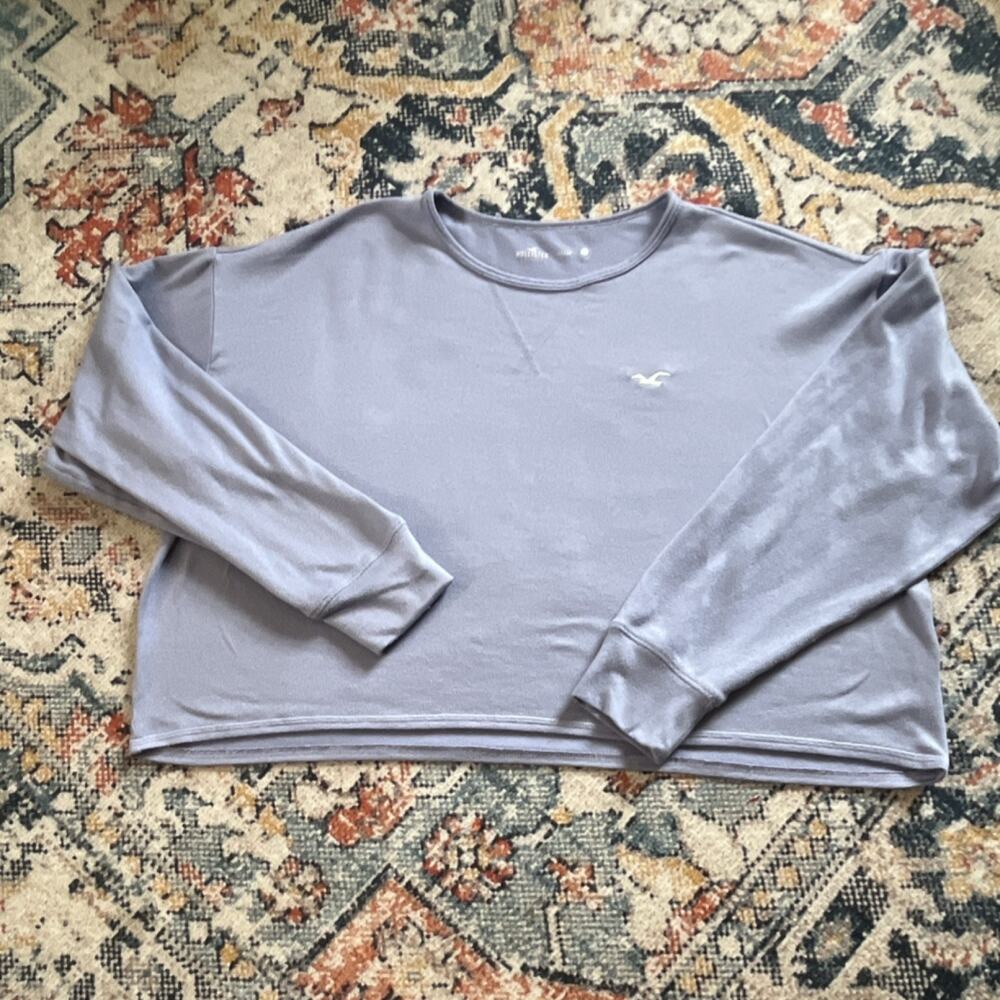 Hollister Sleep Long Sleeve Fleece Periwinkle XS